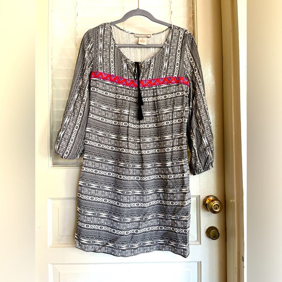 Flying Tomato Aztec Print Dress Medium - Picture 1 of 8